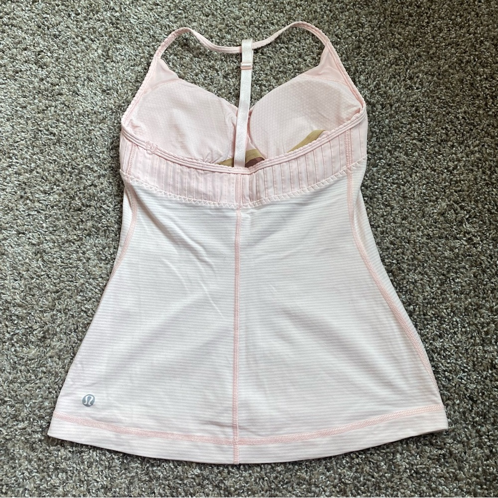 Lululemon Light Pink Aphrodite Tank Top - Picture 3 of 5